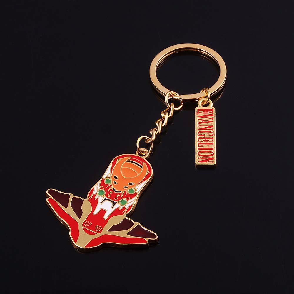 Móc chìa khóa bằng acrylic họa tiết anime Evangelion Jewlery Asuka Ayanami Rei thời trang