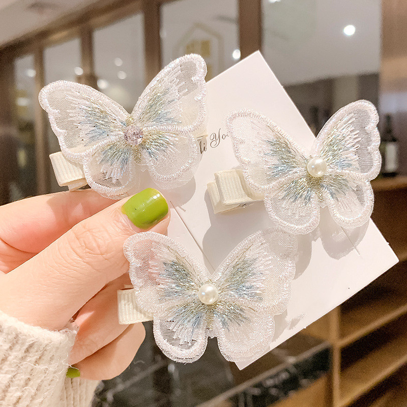 BUTTERFLY 1 Kẹp Tóc Hình Bướm Xinh Xắn Cho Nữ
