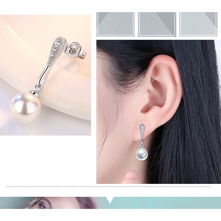 Bông tai bạc 925 nhiều kiểu dáng tự chọn thời trang Hàn Quốc cho nữ
