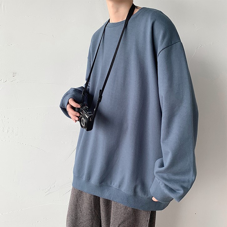 Áo sweater unisex tay dài dáng suông rộng từ M đến 3XL ̣̣̣(40kg đến 90kg - 100kg) , áo nỉ bông nam nữ | BigBuy360 - bigbuy360.vn