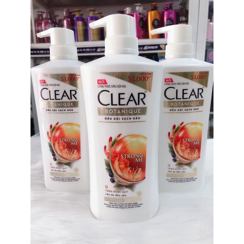Dầu Gội Clear Thảo Dược Botanique 9 Thảo Dược Quý 650ml