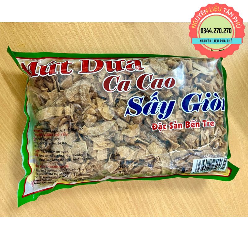 MỨT DỪA CA CAO SẤY GIÒN - DỪA SẤY 500g
