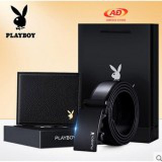 Combo ví + thắt lưng P L A Y B O Y có túi hộp đi kèm phù hợp làm quà tặng