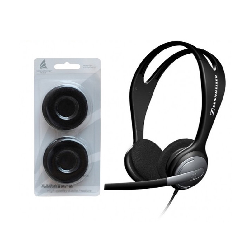 Thích hợp cho SENNHEISER PX90 / PC131 / PC30 / PC3 CHAT / PC8 Vỏ xốp thay thế tai nghe PC8 Vỏ tai ng
