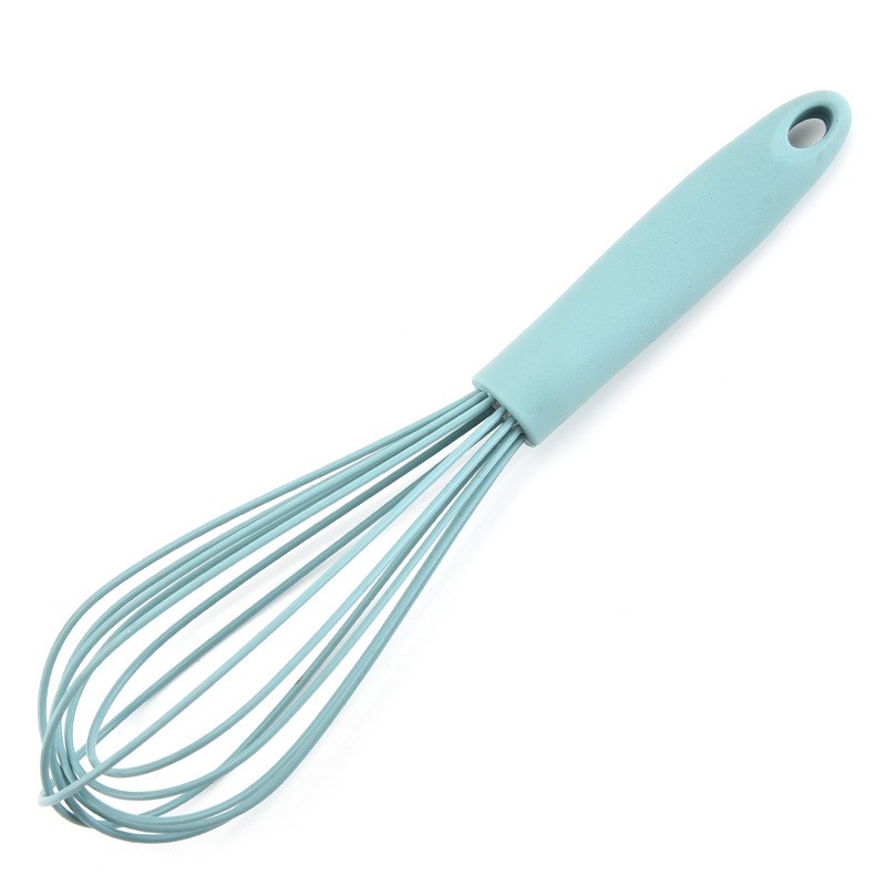 [Whisk eggs] - Dụng cụ đánh trứng cầm tay- phới lồng đánh trứng làm bánh khuấy bột bằng silicon màu hồng/xanh pastel