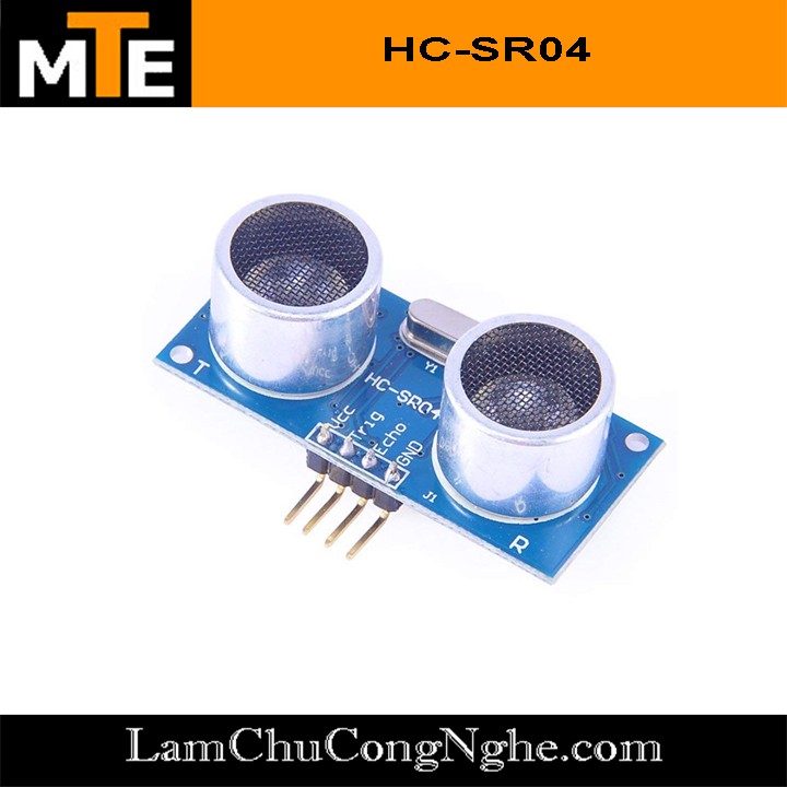 Mạch cảm biến đo khoảng cách dùng sóng siêu âm HC SR04 - Module arduino