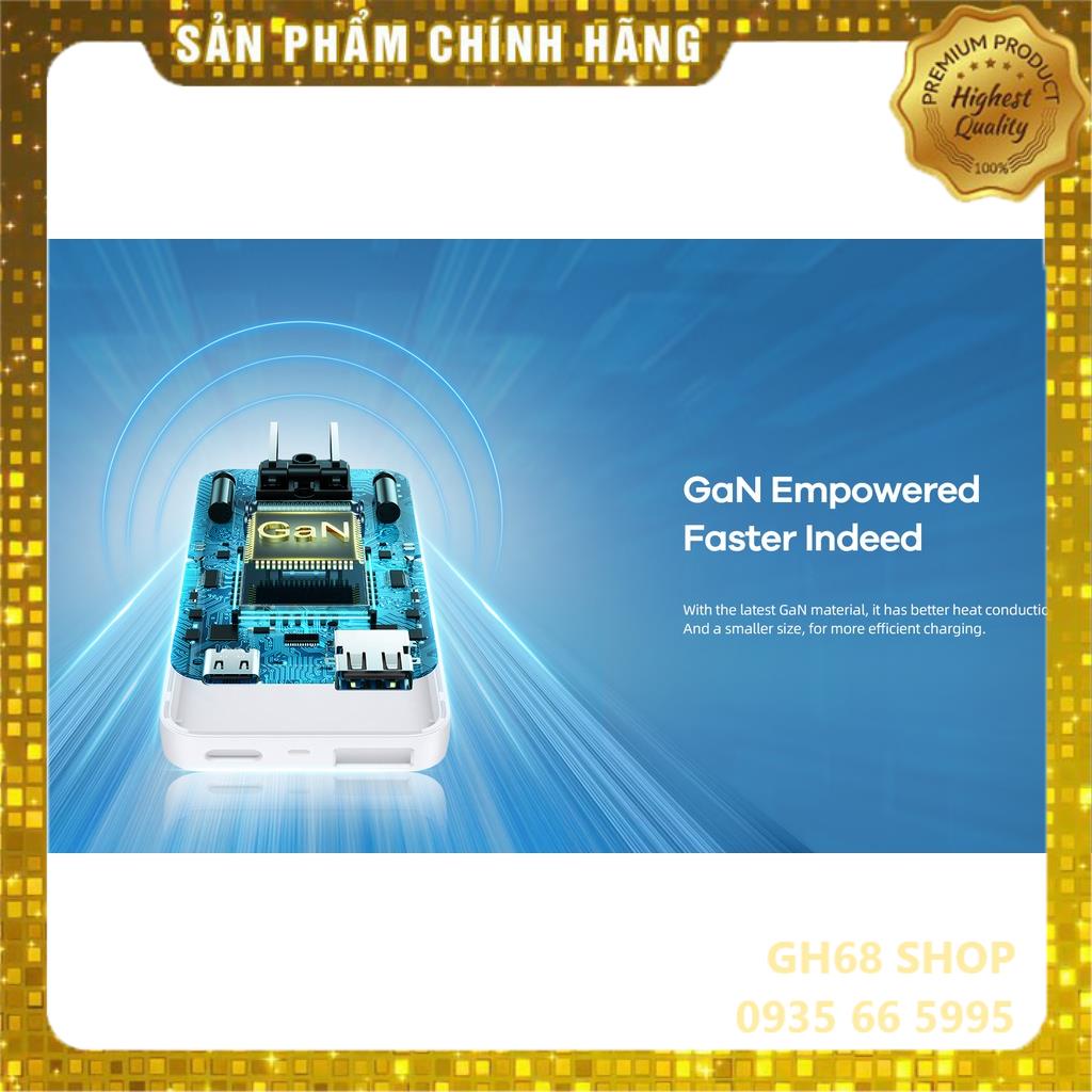 Củ sạc nhanh REMAX RPP-U9 65w GaN chính hãng REMAX - Bảo hành 12 tháng 1 đổi 1