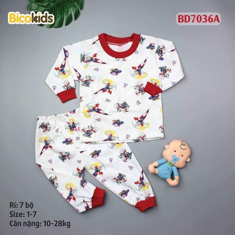 Bộ tay dài bé trai từ 7-27 kg - MẪU LẤY NGẪU NHIÊN-thanh lý