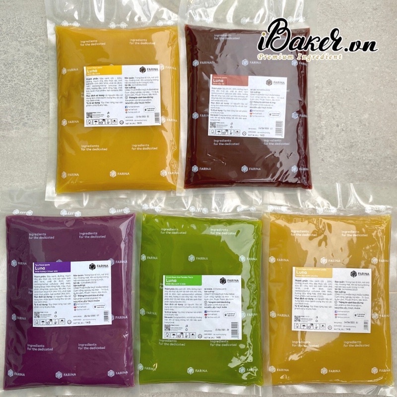 Nhân bánh trung thu sên sẵn Farina Luna / Hola đủ vị 1kg