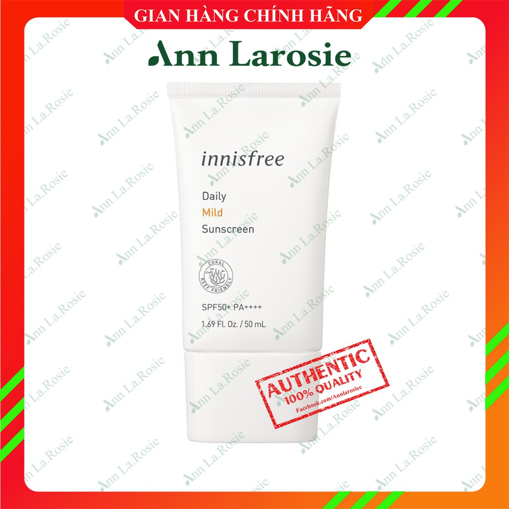 Kem Chống Nắng Innisfree Daily Mild SPF50+ PA++++ 50ml