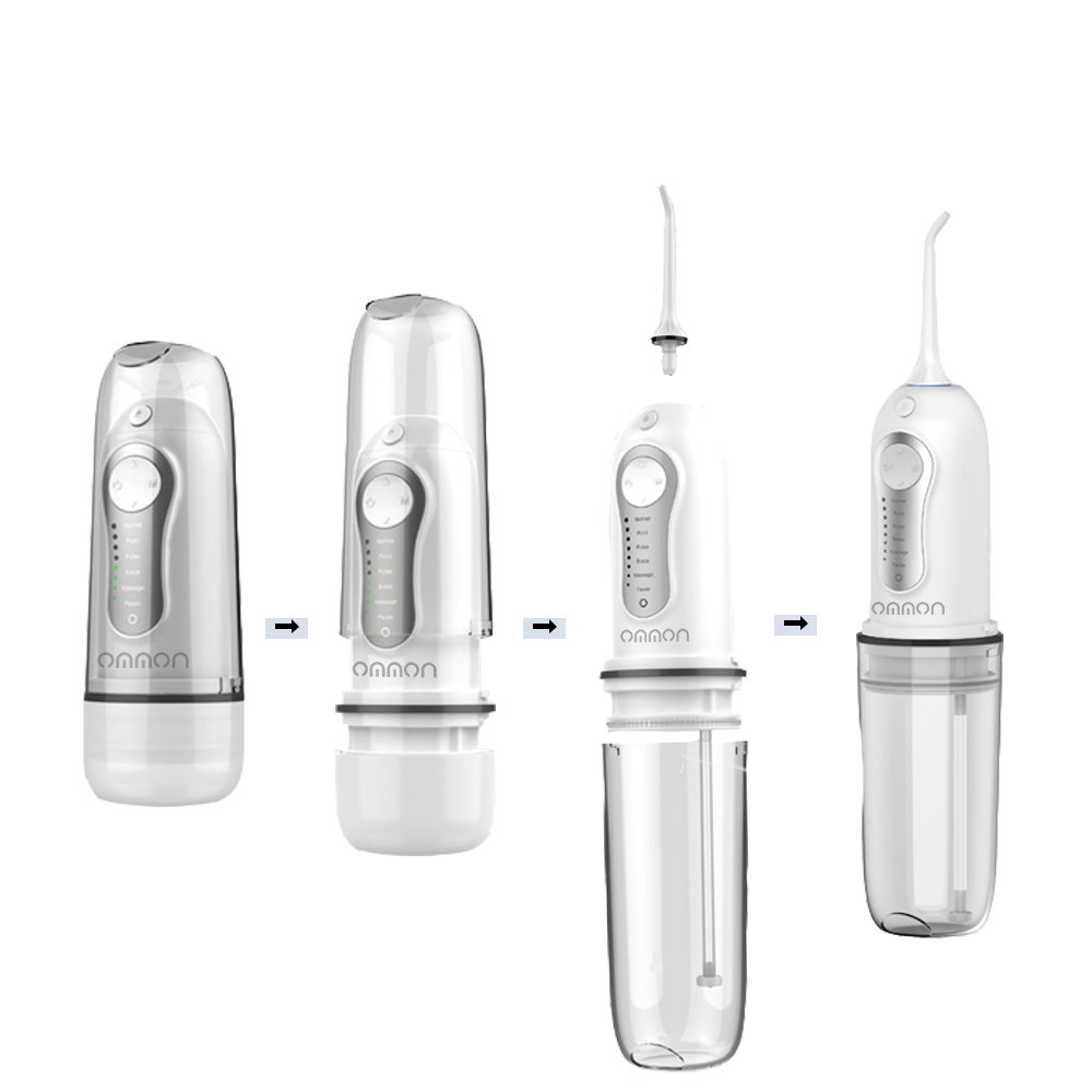 Máy tăm nước cầm tay OMMON Professional Cordless Oral Irrigator bảo hành chính hãng 18 tháng