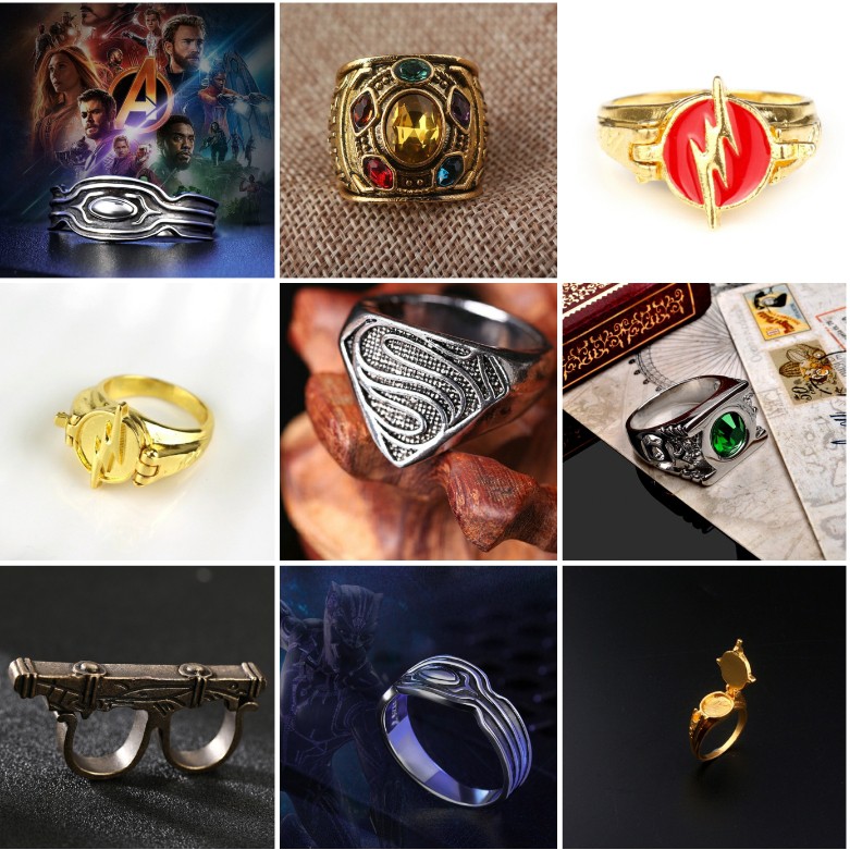 Nhẫn flash super hero DC