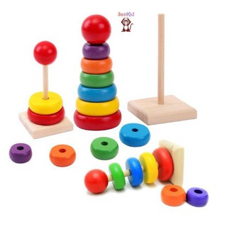 Tháp cầu vồng 7 màu cho bé