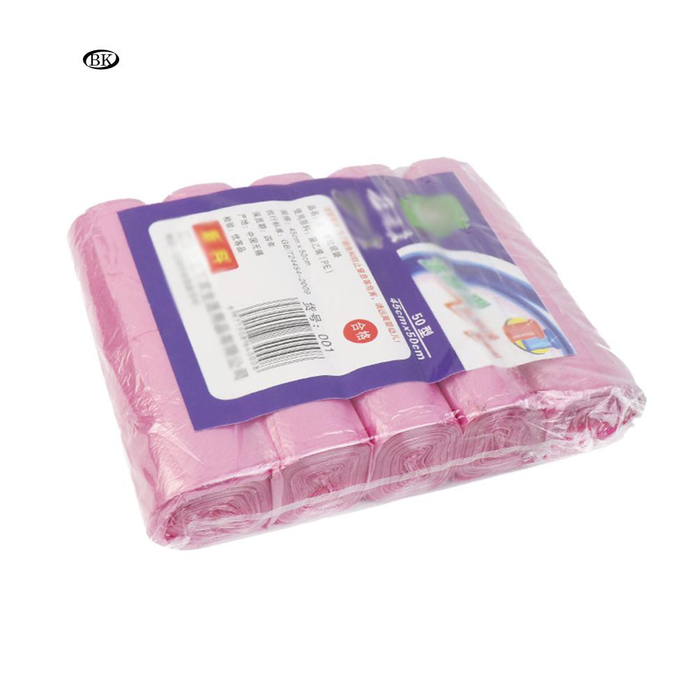 5 Cuộn / 100 Túi Đựng Rác Dùng Một Lần Tiện Dụng Cho Nhà Bếp