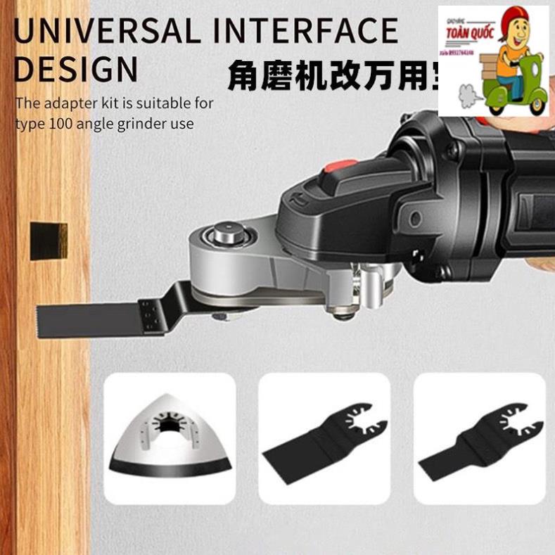 Máy cắt rung - bộ chuyển đổi máy cắt thành máy cắt rung tặng kèm lưỡi cưa và đầu chà nhám