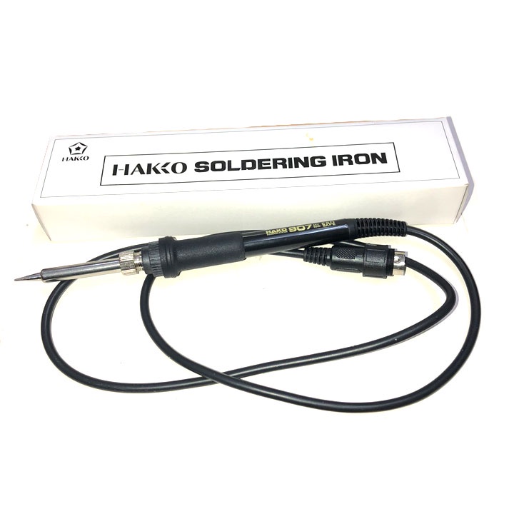 Tay hàn rắc đực 907 dành cho trạm hàn Hakko 936 937 dây chống cháy thiết bị điện tử