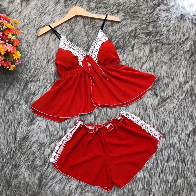 [Mã WA1606 giảm 15% đơn 99k] [SALE 30%] Đồ ngủ sexy ren bi trắng có mút | BigBuy360 - bigbuy360.vn