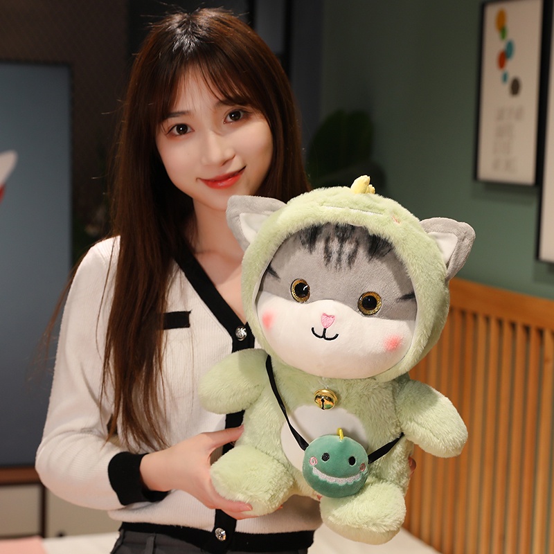 🐱Chú Mèo Dễ Thương🐱Mèo dễ thương Đồ chơi sang trọng đáng yêu Cosplay Unicorn Khủng long Thỏ Plushie Búp bê Nhồi bông Gối mềm