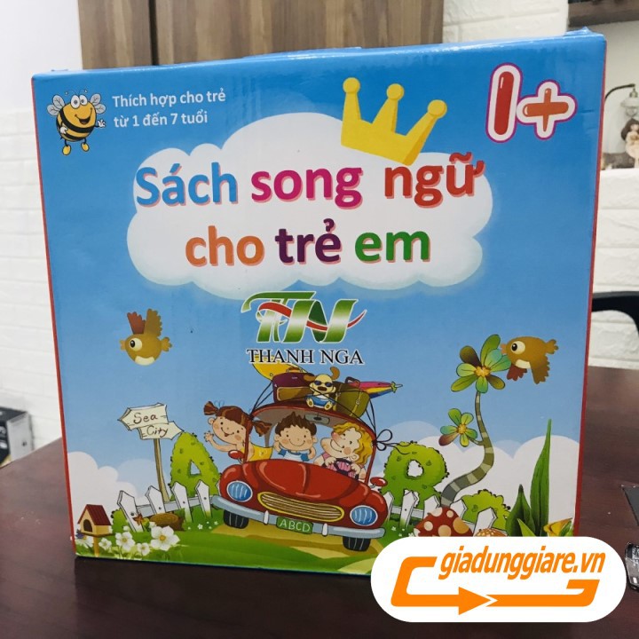 (Bản nâng cấp I+) Sách nói song ngữ trẻ em Thanh Nga, Sách quý điện tử song ngữ Anh – Việt cho bé - giadunggiare.vn