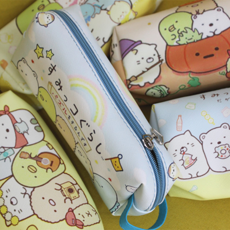 Túi Đựng Bút Cỡ Lớn In Hoạt Hình Sumikko Gurashi Kiểu Nhật Bản Dễ Thương