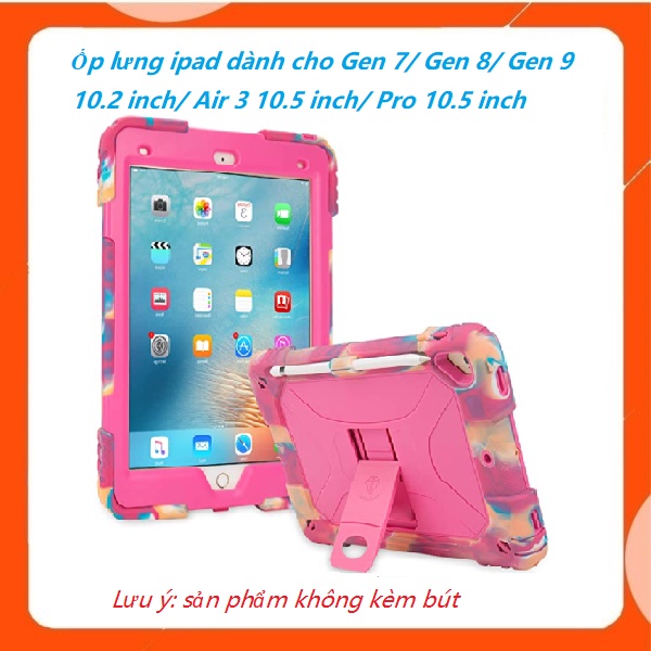 Ốp lưng, bao da ipad dành cho dòng máy Gen 7/ Gen 8/ Gen 9/ Air 3/ Pro 10.5 inch chống sốc tốt, chống bám vân tay N2