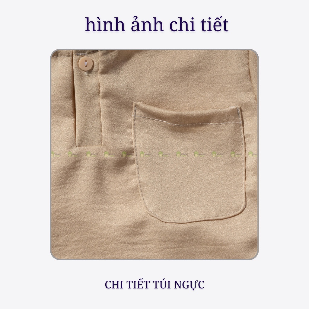 [KÈM MŨ] Set Bộ Thô Đũi Trơn Bé Trai Cúc Ngực Quần Kẻ, Bộ Quần Áo Cho Bé Mặc Đi Chơi CK21