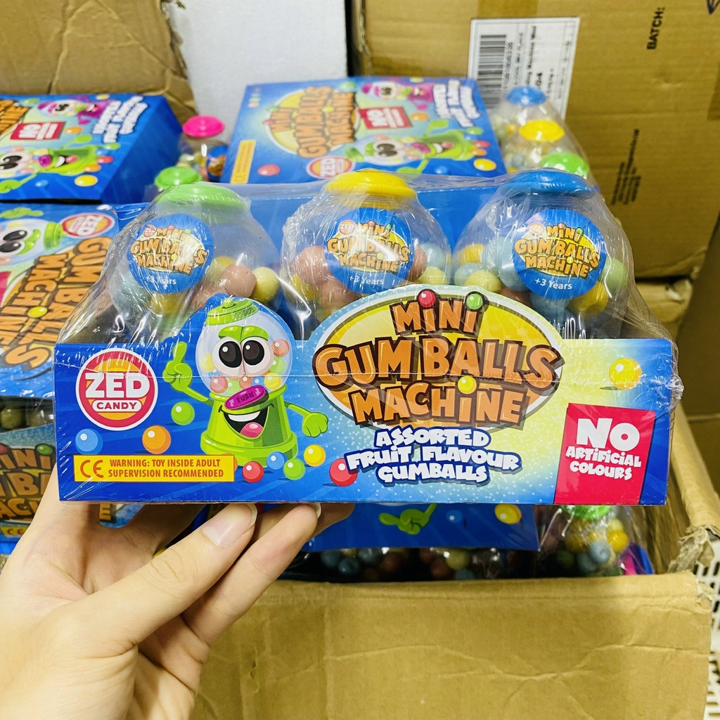 Máy Bán Kẹo Mini Candy Machine , Kẹo Đồ Chơi Cho Bé 35gr Vị Hoa Quả Zed Candy BeeMax
