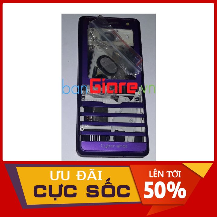 VỎ SONY ERICSSON K770i MÀU TÍM KHÔNG PHÍM