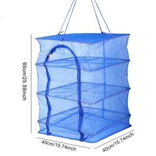 Lồng Lưới Phơi Cá 4 Tầng 40x40 X 65cm
