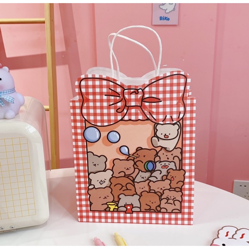 Túi giấy/túi đựng hộp quà dễ thương | BigBuy360 - bigbuy360.vn