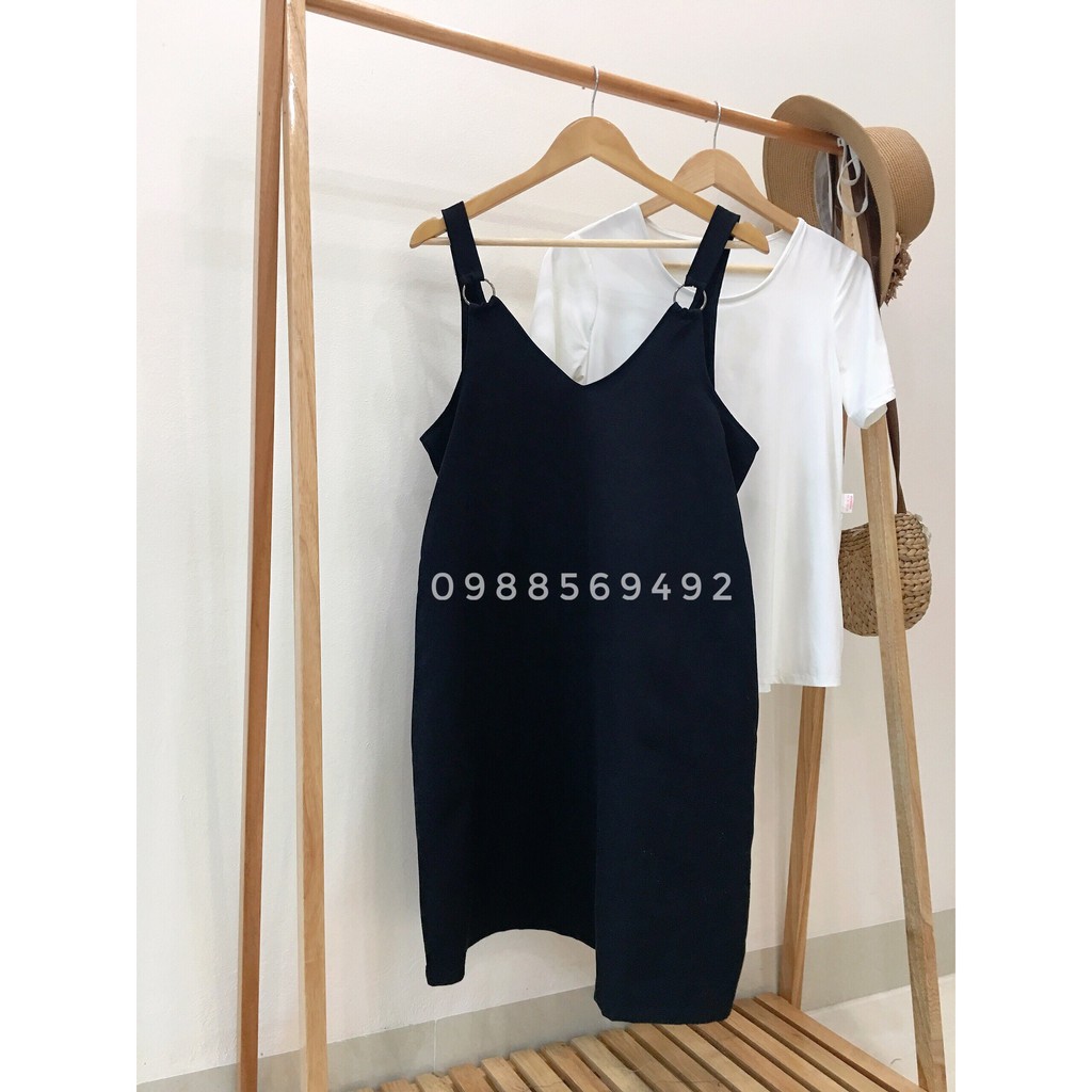 Đầm bầu công sở Váy bầu đẹp Sét Yếm Bầu Bum Quai Sắt Tròn MYC1092, có bán yếm rời