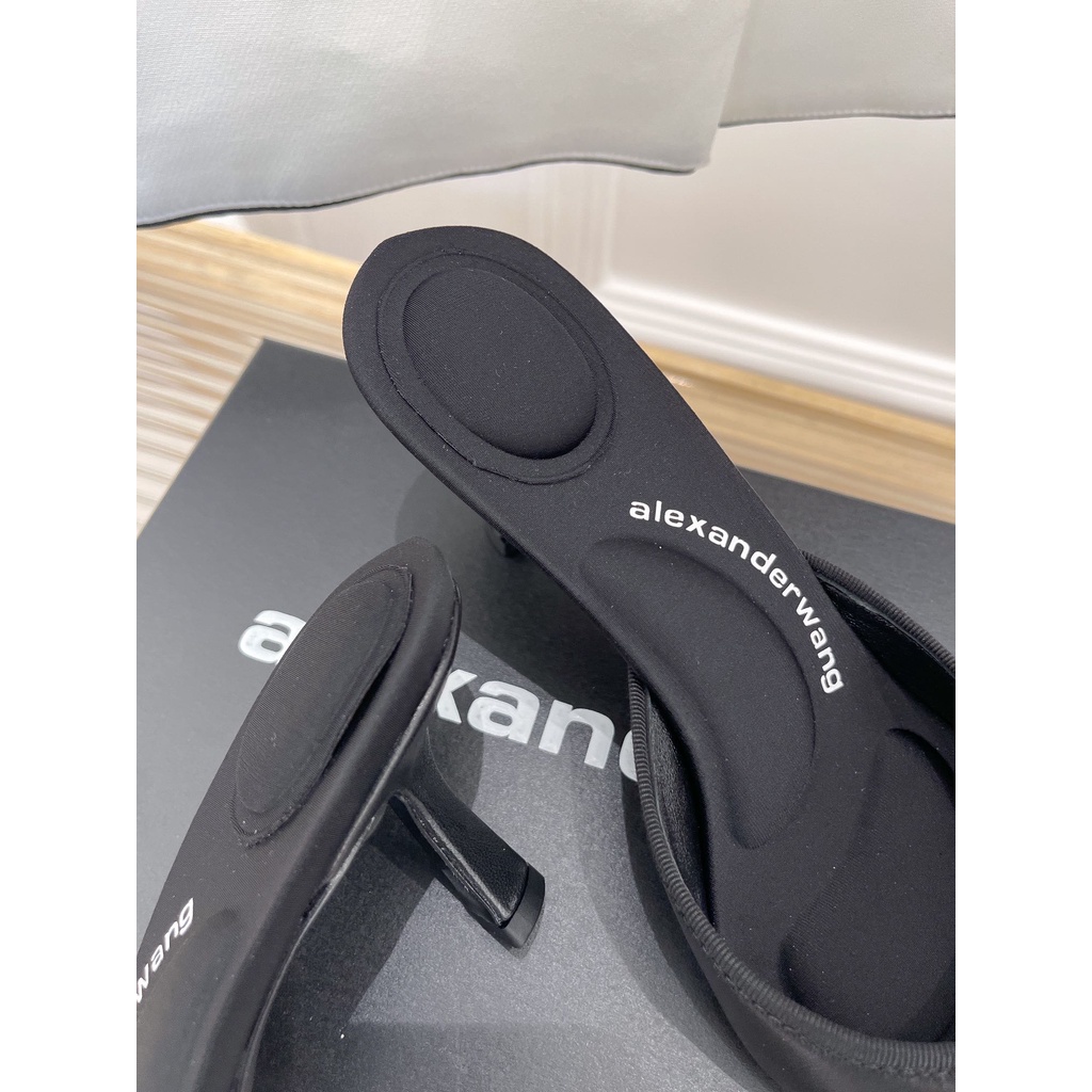 Giày cao gót nữ da thật thời trang cao cấp Alexander Wang phong cách quyến rũ, thời thượng