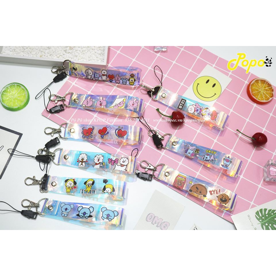 móc Nametag holo BT21