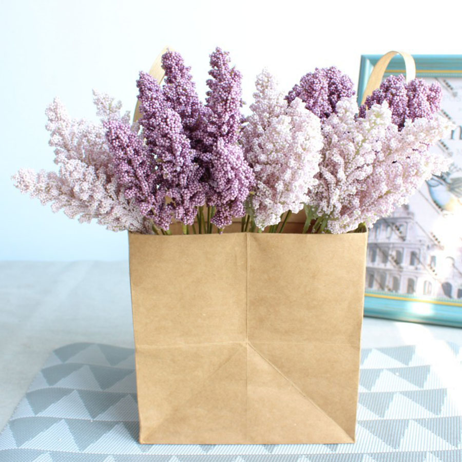 Set 6 Cành Hoa Mini Nhân Tạo Trang Trí Nội Thất