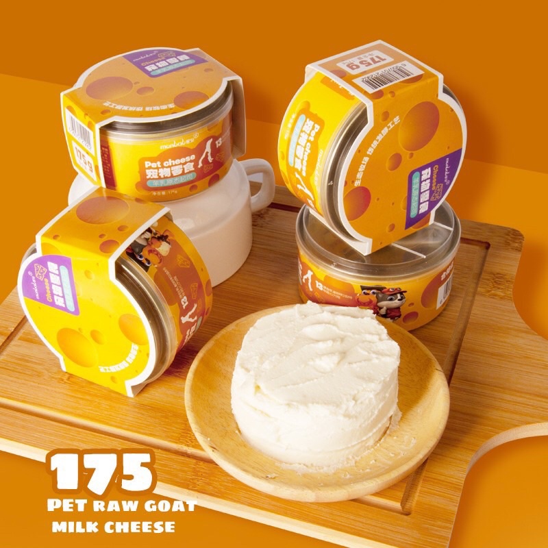 Phô Mai Monbab Cung Cấp Canxi Cho Chó Mèo Lên Men Từ Sữa Dê Béo Ngậy 175Gr - Xiuxiu Giang