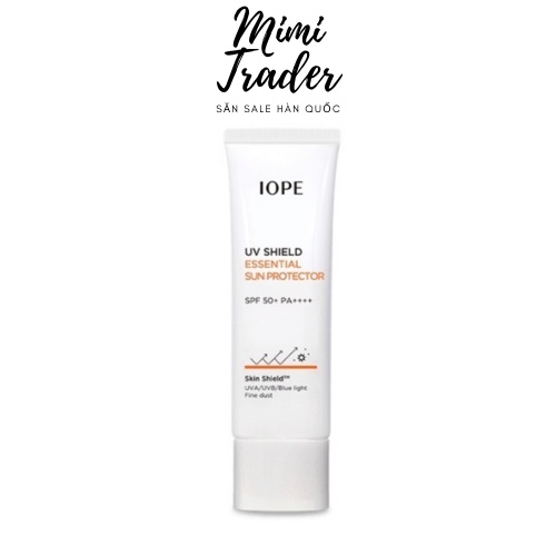 Kem chống nắng IOPE UV SHIELD Essential Protector EX SPF 50+ PA++++ 50ml- chống được ánh sáng xanh