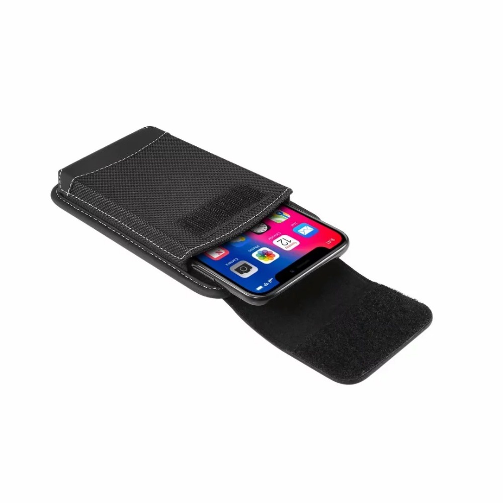 Túi Đeo Hông Bằng Vải Nhám Phong Cách Doanh Nhân Sang Trọng Cho Xiaomi MI Max2 Huawei Honor 8X Max Note9