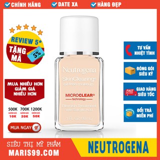 Kem Nền NEUTROGENA Skin Clearing Oil-free Makeup (30ml) _Xchoice