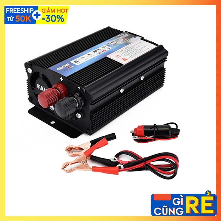 Bộ kích điện inverter 500W Kích từ 12v lên 220v