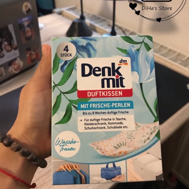 Set Túi Thơm Tủ Quần Áo Denkmit (4 Túi)