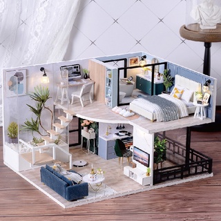 Mô hình nhà gỗ diy the satisfied time l032