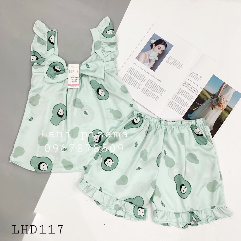 ❤️ BỘ PIZAMA LỤA HAI DÂY BÈO HỌA TIẾT SIÊU ĐẸP | BigBuy360 - bigbuy360.vn