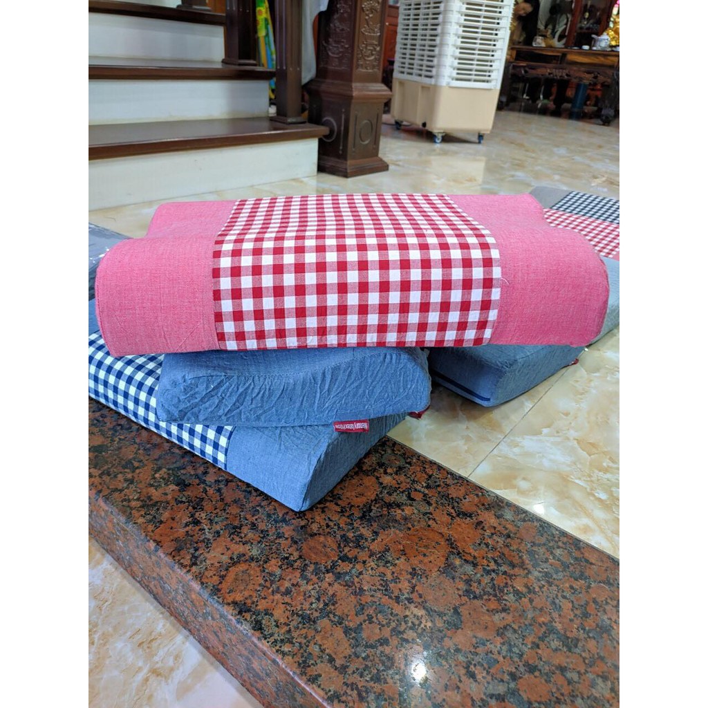 Gối cao su non người lớn  - Kích Thước 30cm x 50cm x 9cm Gối chống ngáy ngủ