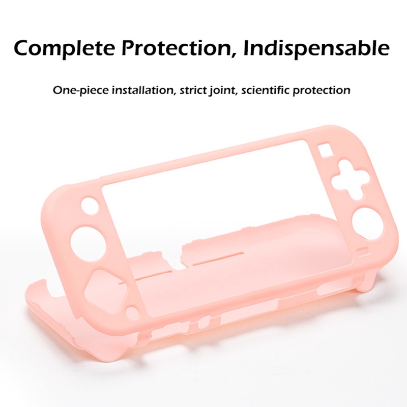 Ốp Bảo Vệ Máy Chơi Game Nintendo Switch Lite Bằng PC Cứng Màu Hồng Dễ Thương