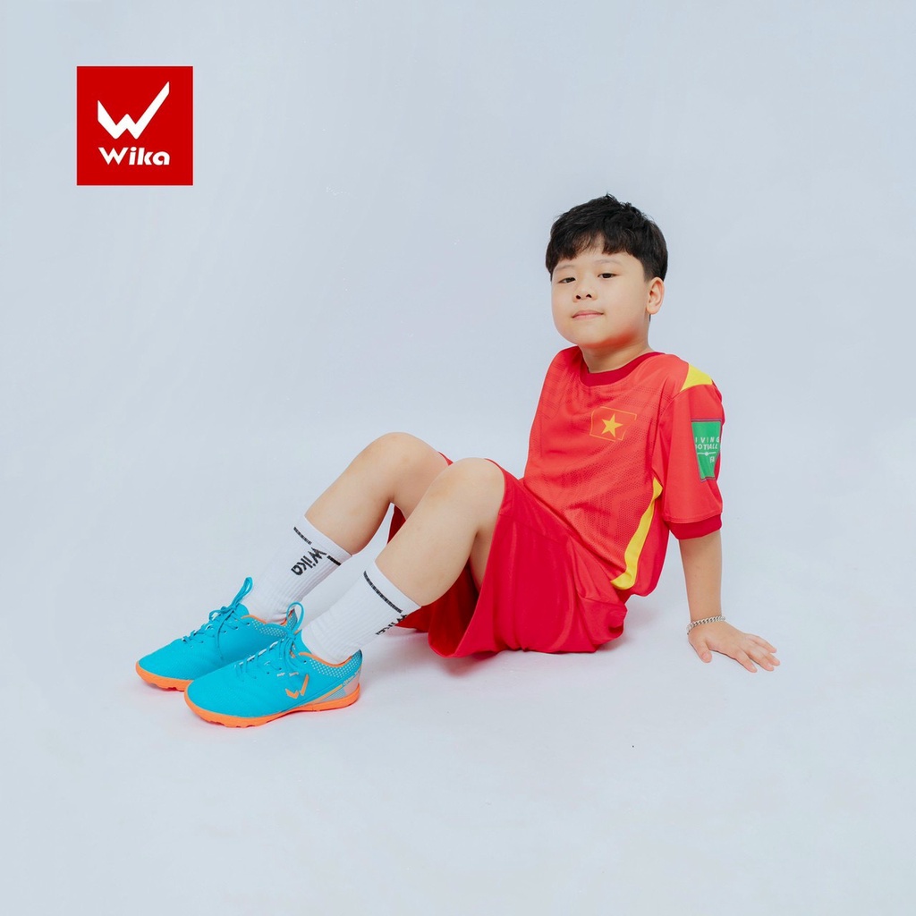 Giày Bóng Đá Trẻ Em WIKA QH19 NEO KID Da Microfiber Mềm Mại - 2EVSHOP