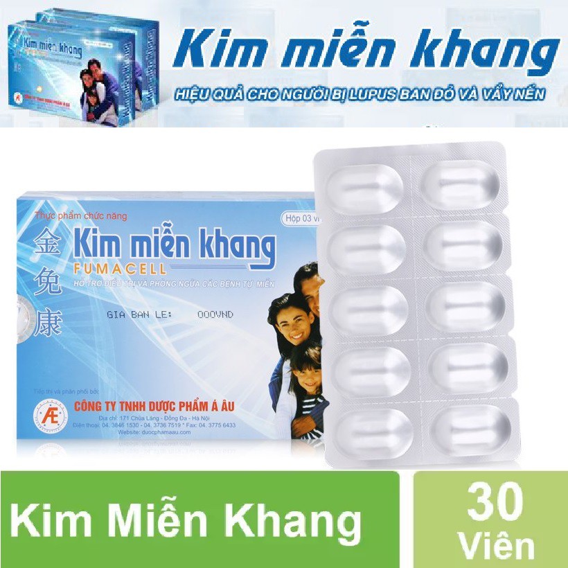 Kim miễn khang hỗ trợ người bị vảy nến và lupus ban đỏ