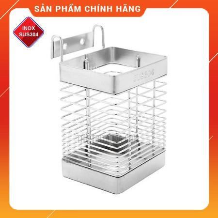 [FreeShip] [Hỏa tốc 1H] Ống đựng đũa inox SUS201, Giỏ đũa inox giá rẻ Huy Anh