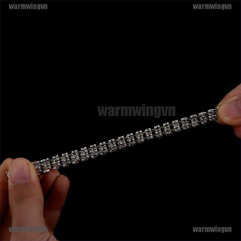 Multilayer Row Crystal Rhinestone Stretch Beach Anklet Chain Bracelet Jewelry ingvn | BigBuy360 - bigbuy360.vn