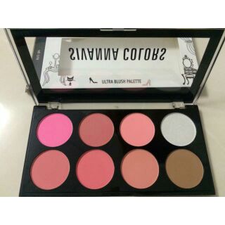 Set má hồng-tạo khối Sivanna Colors Ultra Blush Palette 8 ô