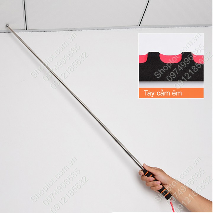 Que chỉ bảng kéo dài cầm tay dùng dạy học, thuyết trình